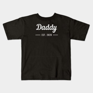 Daddy Est 2020 Kids T-Shirt